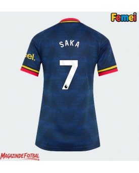 Arsenal Bukayo Saka #7 Tricou Fotbal Replică 2026-27 Femei Deplasare Arsenal Bukayo Saka #7 Tricou Fotbal Replică 2026-27 Femei Deplasare